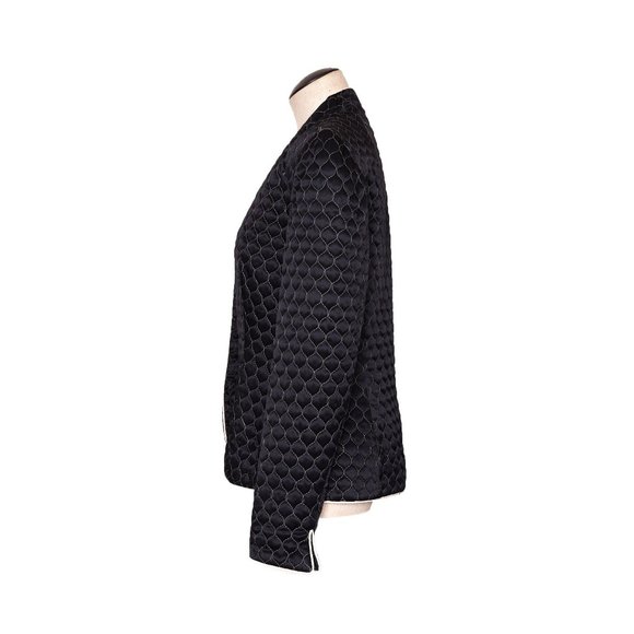 Lilli Ann Vintage Jacket, M, Quilted Jacket, Smoking Jacket, Vintage - Picture 3 of 4